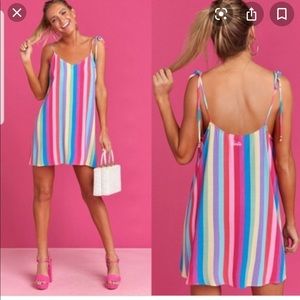 Show Me Your Mumu Rainbow Dress